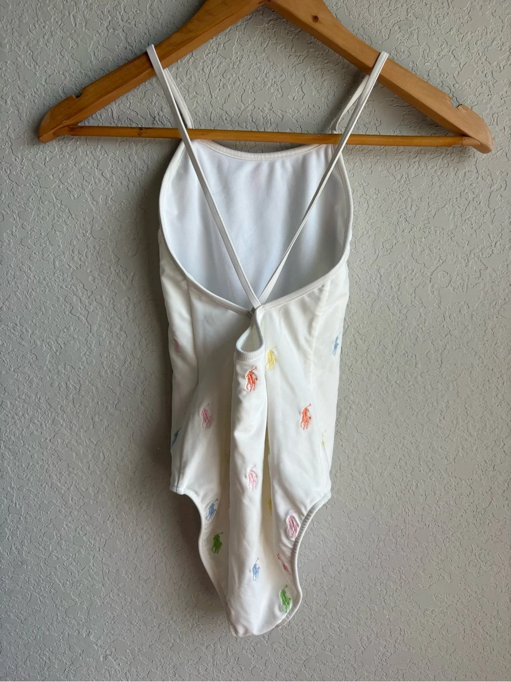 Polo Ralph Lauren Girls One Piece Swimsuit White Girls 8